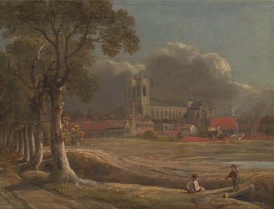 Abadía de Westminster desde Tothill Fields de John Varley